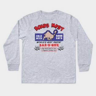 The Boars Nest Dukes of Hazzard Worn Kids Long Sleeve T-Shirt